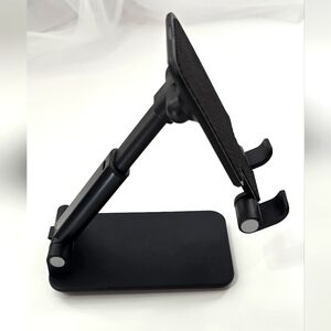 Cell Phone Stand Black Sturdy